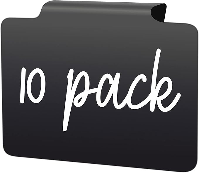 Basket Labels Clip On for Pantry Organization and Storage Baskets Bin Labels - Small Chalk Labels... | Amazon (US)