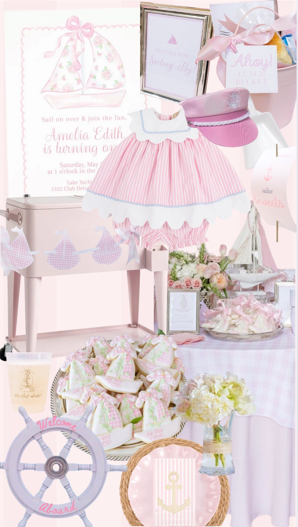 Sailboat birthday theme, nautical party decor 

#LTKFamily #LTKParties #LTKKids