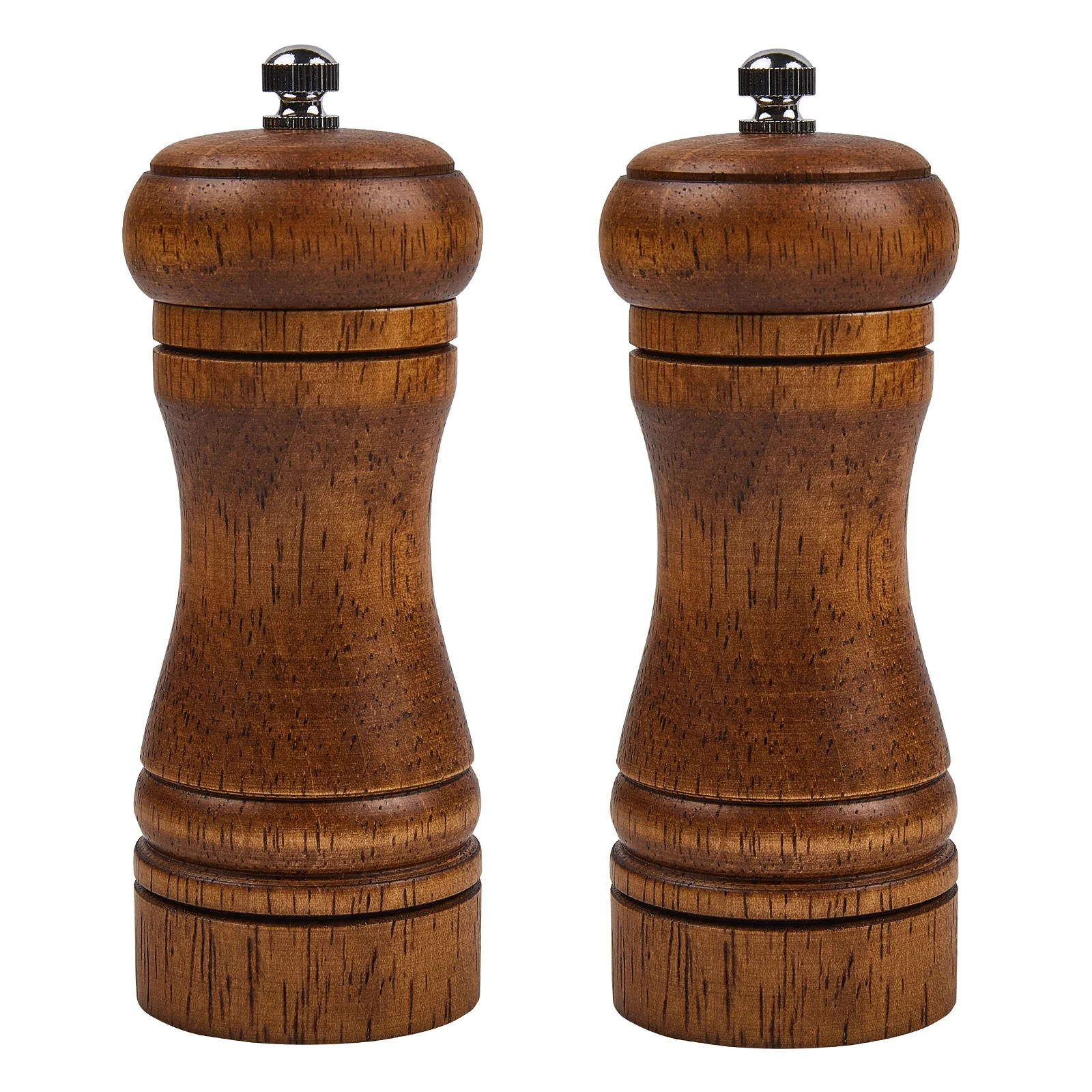 Small Wood Salt and Pepper Grinder , Salt Mill Pepper Grinder Set, Pepper Mill, Salt Shakers with... | Walmart (US)