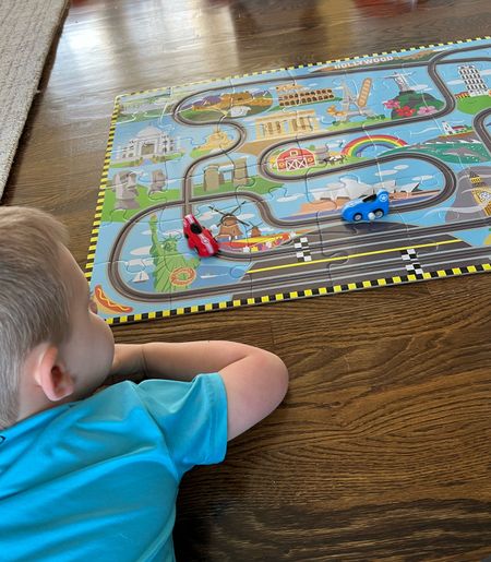 Having so much fun with this new puzzle track! It kept us occupied for a while yesterday! The only part that gets repetitive is winding up the cars but it’s a good learning skill too. 

#LTKkids #LTKfindsunder50 #LTKfamily