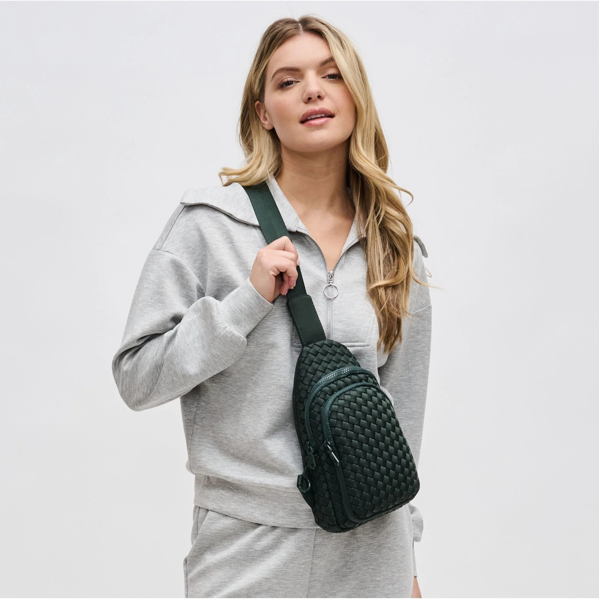 Beyond The Horizon - Woven Neoprene Sling Backpack | Sol and Selene