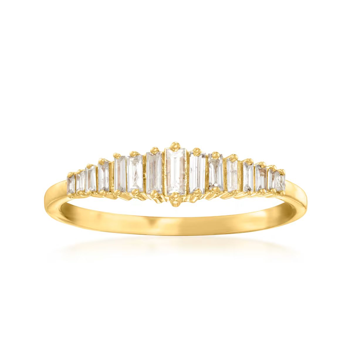 .25 ct. t.w. Diamond Tiered Ring in 14kt Yellow Gold | Ross-Simons
