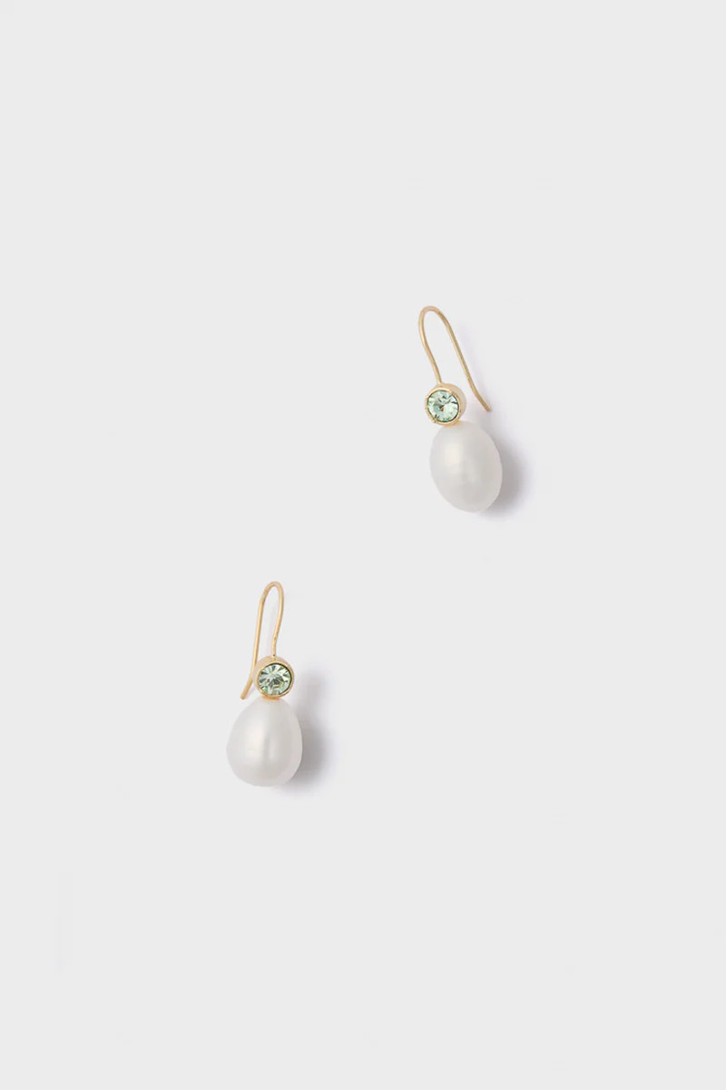 Mint Ellie Pearl Drop Earrings | Tuckernuck (US)