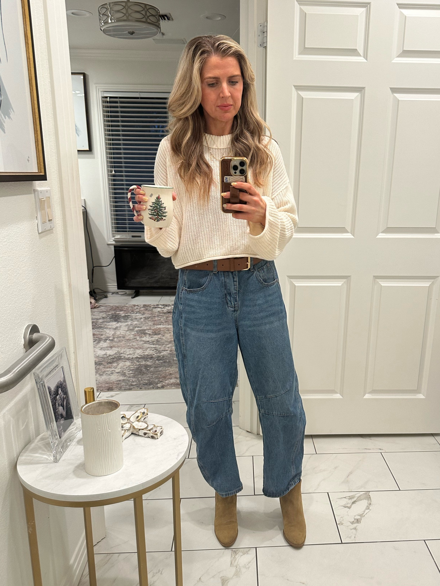 Today’s outfit! The belt and shoes are old but I found some similar ones on Amazon for you!

#LTKFindsUnder50 #LTKFindsUnder100