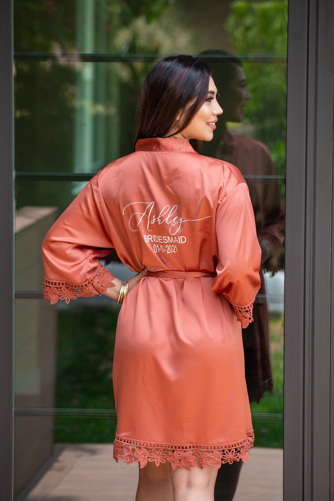 Wedding Robes Lace Robe Bridesmaid Robes Bridal Robe Bridal Party Robes Bridesmaid Gifts Bridesma... | Etsy (US)