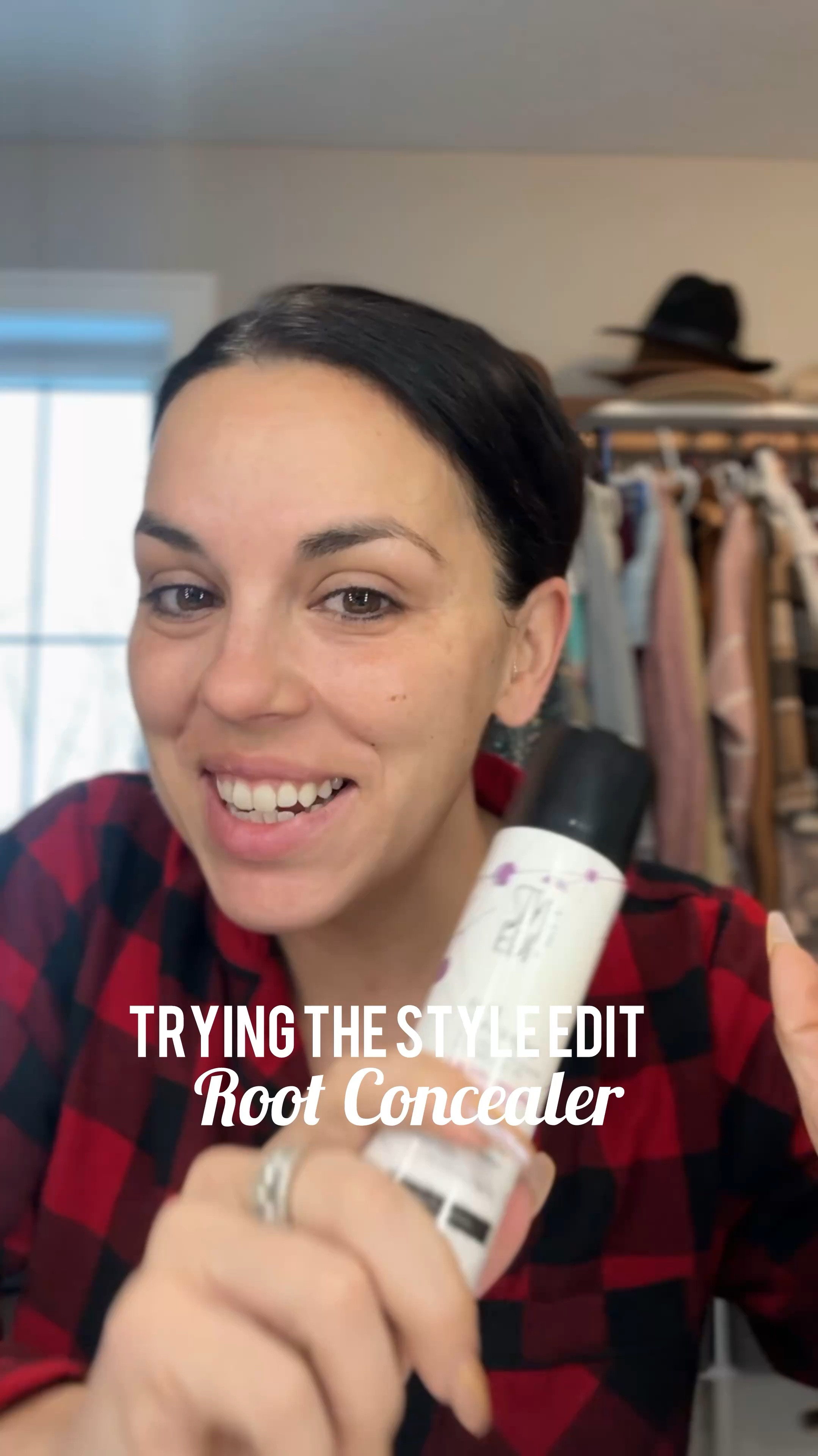 Trying the Style Edit Root Concealer!! First impressions is it’s a great product! Covered my greys, lasted all day and did not change my hair texture. Great to extend your color or for in between hair emergencies 💕

#ltkbeauty #beautyhack #hair #hairhack 