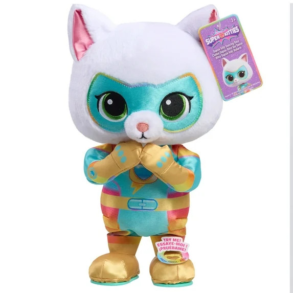 Disney Jr. SuperKitties Oopsie Kitty 13-inch Dancing Bitsy Plush Doll with Sounds and Music, Ages... | Walmart (US)