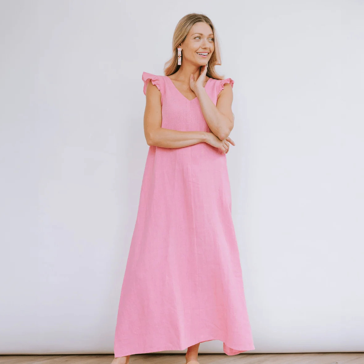 Flamingo Sofia Dress | Sunshine Tienda