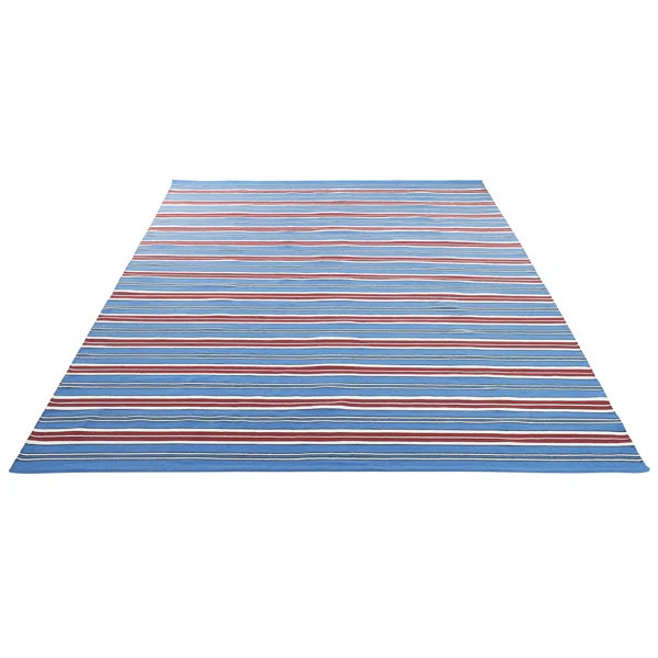 Leopold Lauren Ralph Lauren Flat Weave Performance Striped Rug | Wayfair North America