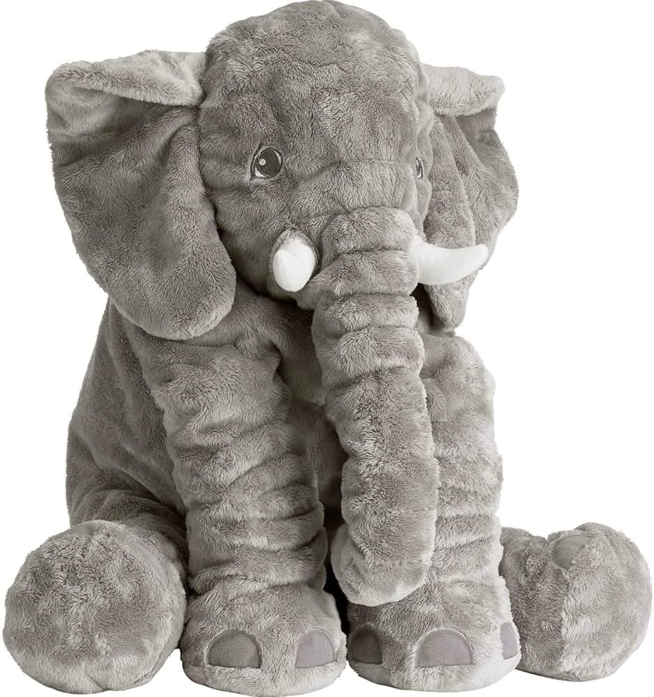 Giant Elephant Stuffed Animals Oversized 24 Inch Large Stuffed Elephant Pillow Toy Gray Gifts for... | Amazon (US)
