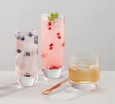 Big Top Crystal Drinking Glasses - Set of 4 | Pottery Barn (US)