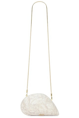 Bridget Pearl Oyster Clutch | FWRD 