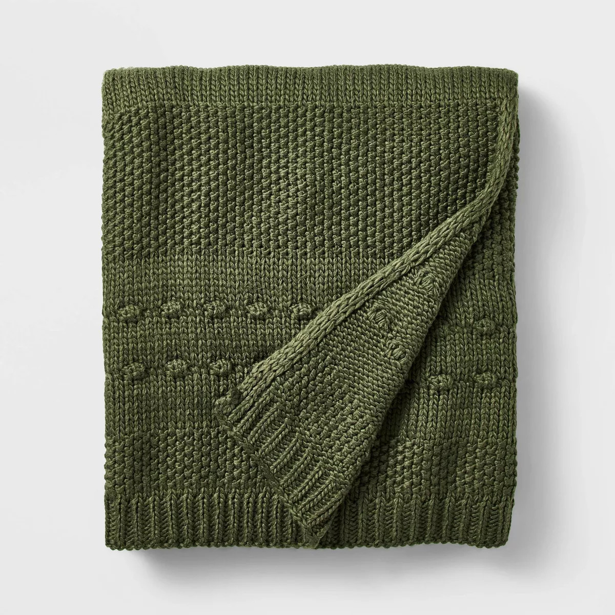 Bobble Striped Knit Throw Blanket - Threshold™ designed with Studio McGee | Target