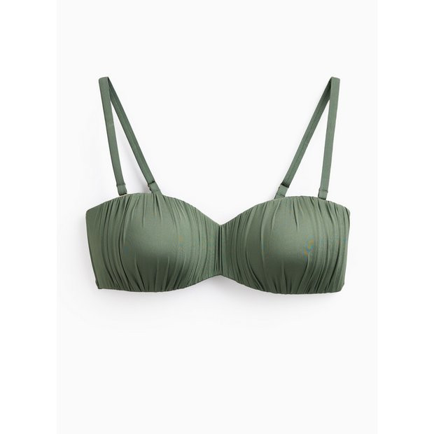 Khaki Bandeau Bikini Top 10 | Tu Clothing