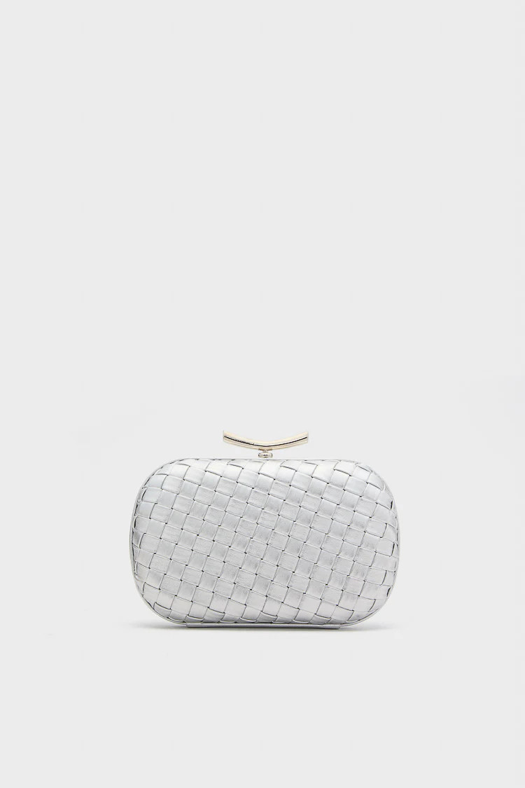 Silver Allison Clutch | Tuckernuck (US)