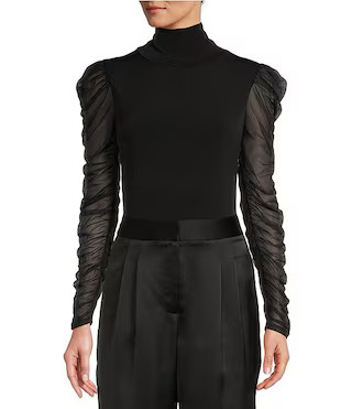 Antonio Melani Matte Jersey Annalee High Neck Bodysuit | Dillard's | Dillard's