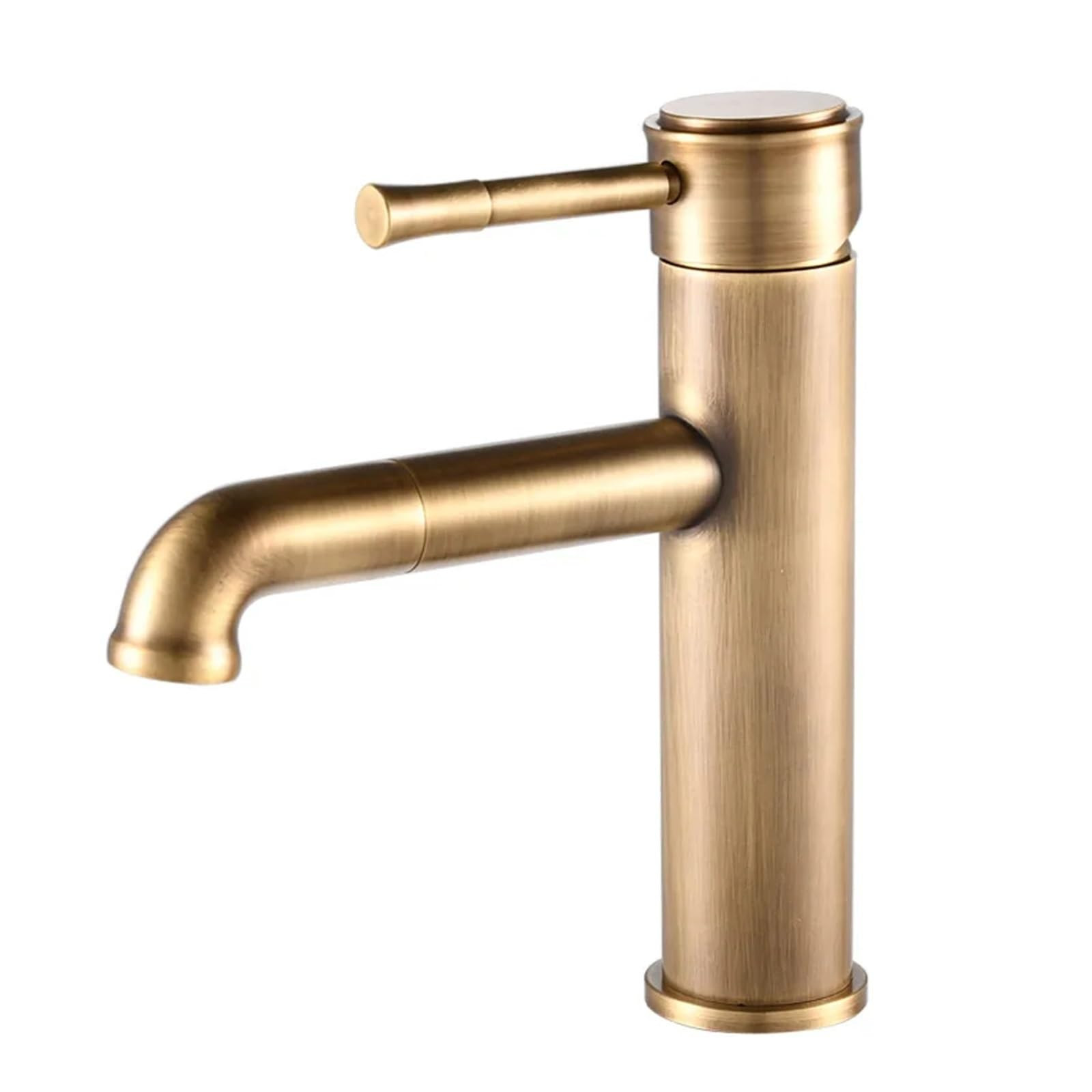 Luxury Brass Basin Faucet Hot and Cold Water 360 Degree Rotation Gold Wash Basin Mixer Mixer Tap ... | Amazon (US)