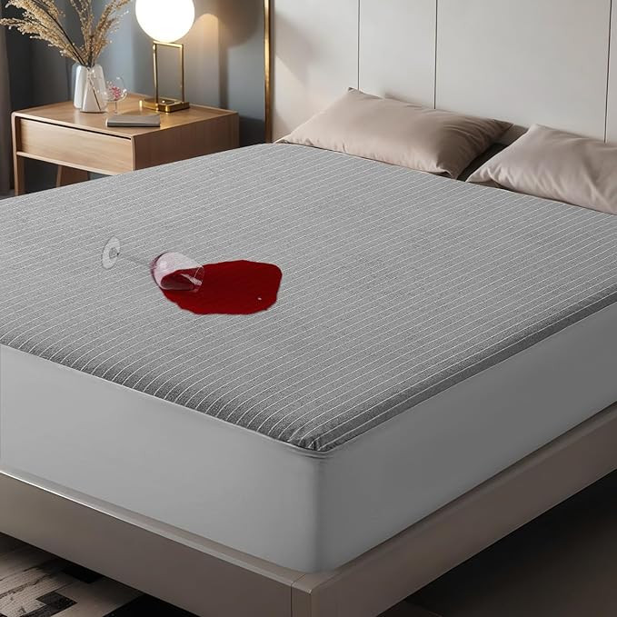 Waterproof Mattress Protector Queen Size, Premium Breathable Bed Cover with Deep Pocket 8"-21", N... | Amazon (US)
