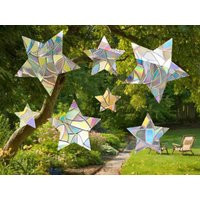 Star Suncatcher Pack - Window Cling, Rainbow Maker, Reusable Sticker, Prism, Window, Bird Collision Decal | Etsy (US)