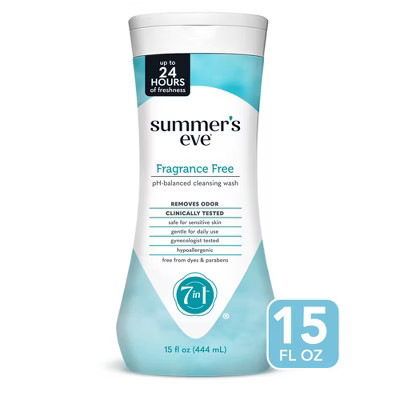 Summer's Eve Fragrance Free Feminine Cleansing Wash - 15 fl oz | Target