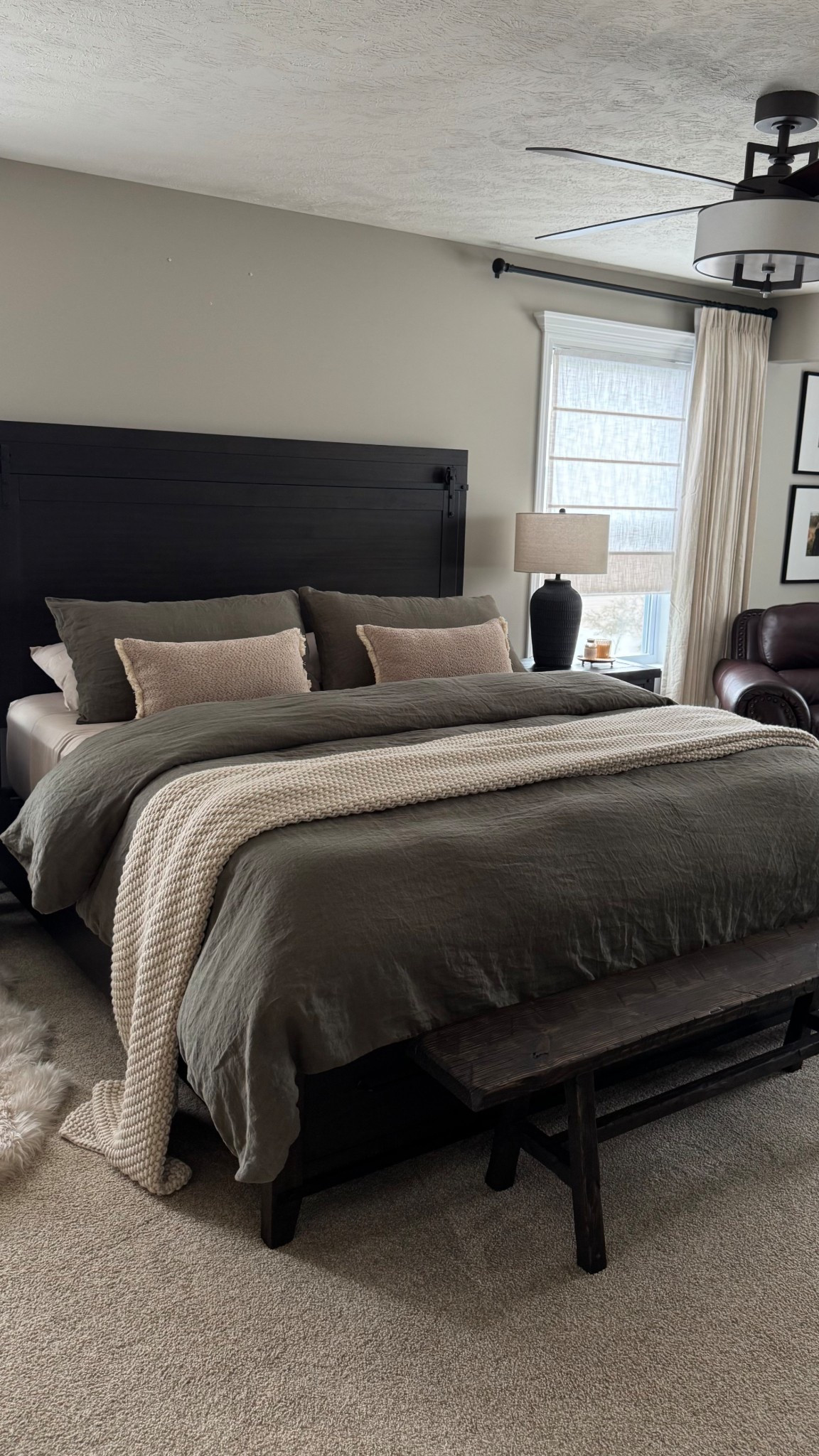 Primary bedroom 🤍