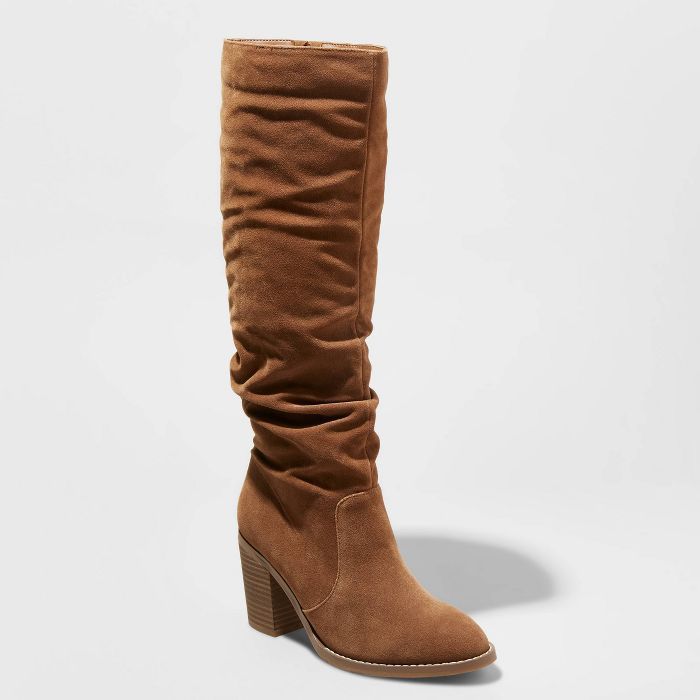 Women's Lainee Heeled Scrunch Fashion Boots - Universal Thread™ | Target