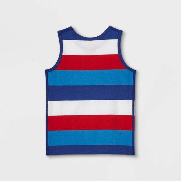 Toddler Boys' Adaptive 4th of July Striped Tank Top - Cat & Jack™ | Target