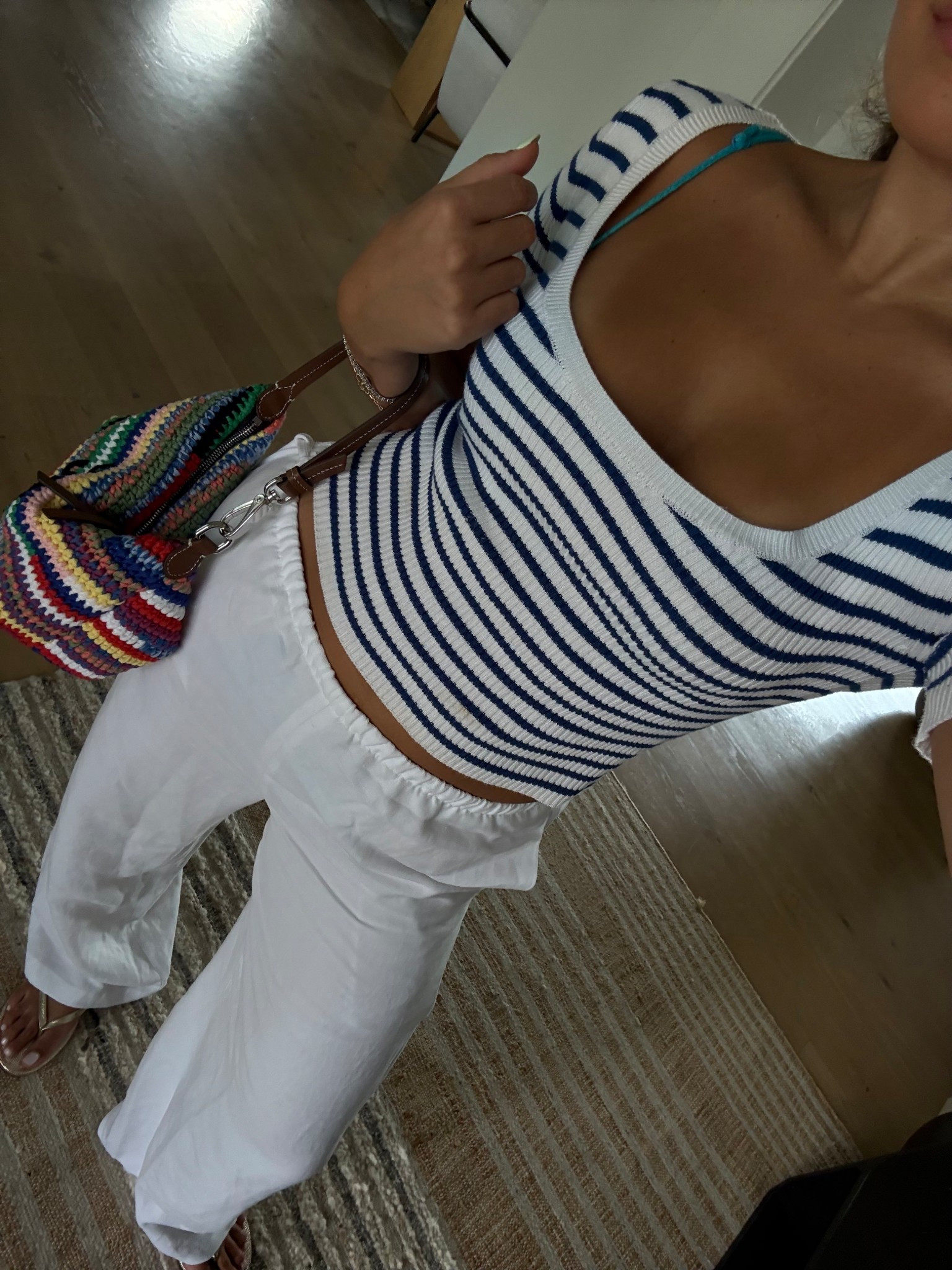 everyone needs these white linen pants!!