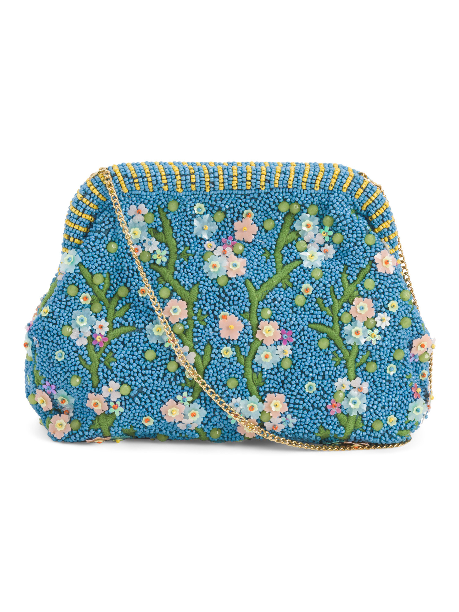 Beaded Ditsy Floral Sequin Embellished Bag | Handbags | Marshalls | Marshalls