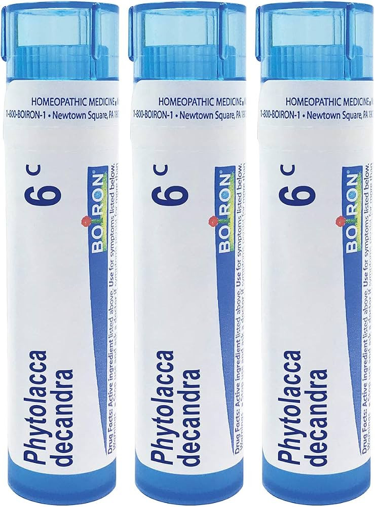 Boiron Phytolacca Decandra 6c Homeopathic Medicine for Sore Throat Pain Radiating to The Ears - P... | Amazon (US)