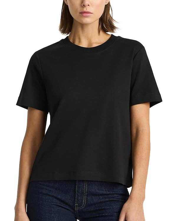 Women’s Good Earth Cotton® Box Cut T-Shirt – Australian-Grown Cotton, Relaxed Fit, Cropped L... | Amazon (US)