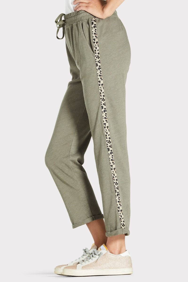 Trouser Sweatpant with Animal Trim | Evereve