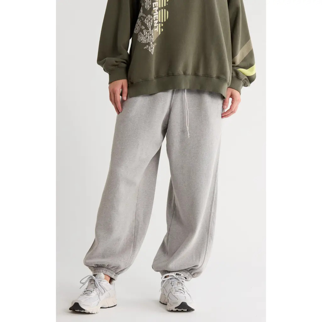 Free People FP Movement All Star Relaxed Fit Cotton Blend Sweatpants in Grey at Nordstrom Rack, Size Medium | Nordstrom Rack