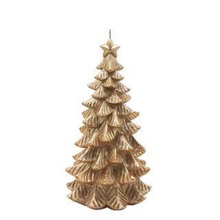 10" Gold Christmas Tree Candle by Ashland® | Michaels | Michaels Stores