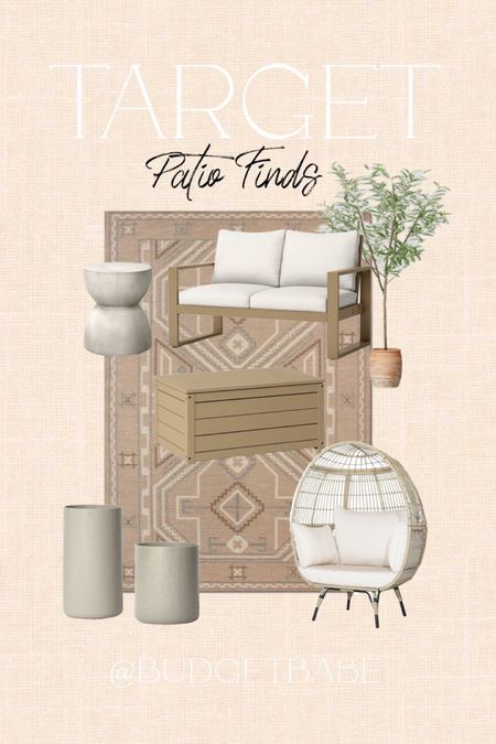 Target patio furniture and decor finds, affordable budget outdoor living space

#LTKhome