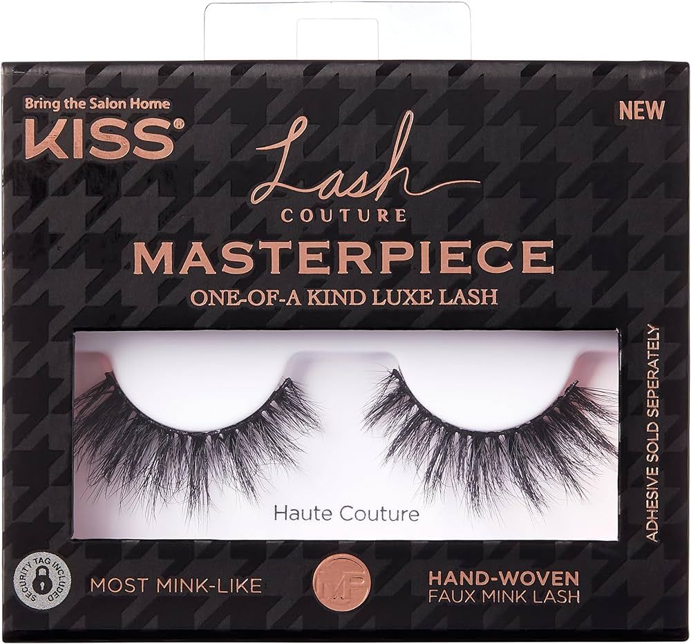 KISS Masterpiece, False Eyelashes, Haute Couture', 16 mm, Includes 1 Pair Of Lash, Contact Lens F... | Amazon (US)