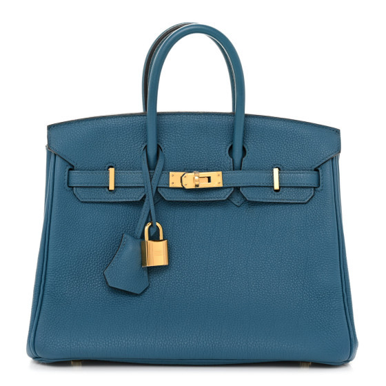 Hermes Togo Birkin 25 Cobalt | FASHIONPHILE (US)