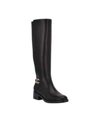 Tommy Hilfiger Women's Imizza Knee High Riding Boots - Macy's | Macy's