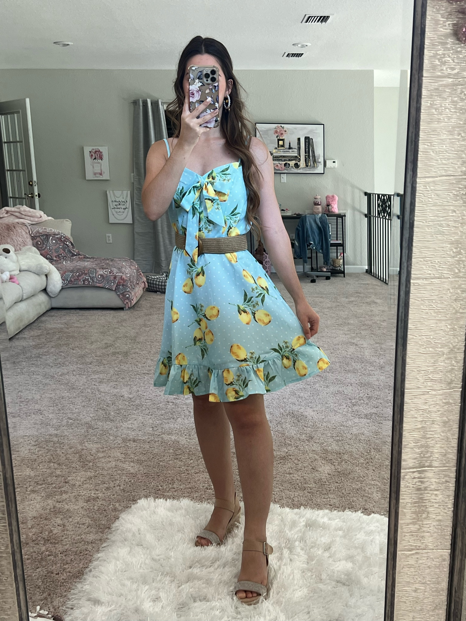 Lemon print dress from Amazon, wearing an XS. Perfect for a summer vacation outfit! Comes in different colors and patterns. Paired with rhinestone espadrilles, lemon earrings, and a wicker belt. Shop my look here! Xoxo🍋



Nashville outfit, taylor swift outfit, concert outfit, vacation outfit, travel outfit, swimwear, white dress, summer outfit, swim, music festival, country concert, Vacation outfits, easter outfit, easter dress, festival, spring break, swimsuits, travel outfit, Spring style inspo, spring outfits, summer style inspo, summer outfits, espadrilles, spring dresses, white dresses, amazon fashion finds, amazon finds, active wear, loungewear, sneakers, matching set, sandals, heels, fit, travel outfit, airport outfit, travel looks, spring travel, gym outfit, flared leggings, college girl outfits, vacation, preppy, disney outfits, disney parks, casual fashion, outfit guide, spring finds, swimsuits, amazon swim, swimwear, bikinis, one piece for swimsuits, two piece, coverups, summer dress, beach vacation, honeymoon, date night outfit, date night looks, date outfit, dinner date, brunch outfit, brunch date, coffee date, errand run, tropical, beach reads, books to read, booktok, beach wear, resort wear, cruise outfits, resort dress, booktube, #ootdguides #LTKSummer #LTKSpring  

Follow my shop @lovelyfancymeblog on the @shop.LTK app to shop this post and get my exclusive app-only content!

#liketkit #LTKstyletip #LTKsalealert #LTKswim #LTKSeasonal #LTKfit #LTKtravel #LTKunder100 #LTKworkwear #LTKshoecrush #LTKhome #LTKU #LTKitbag #LTKFind
@shop.ltk