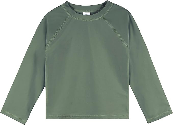 Gerber Unisex Baby Toddler UPF 50+ Long Sleeve Rashguard Swim Shirt | Amazon (US)