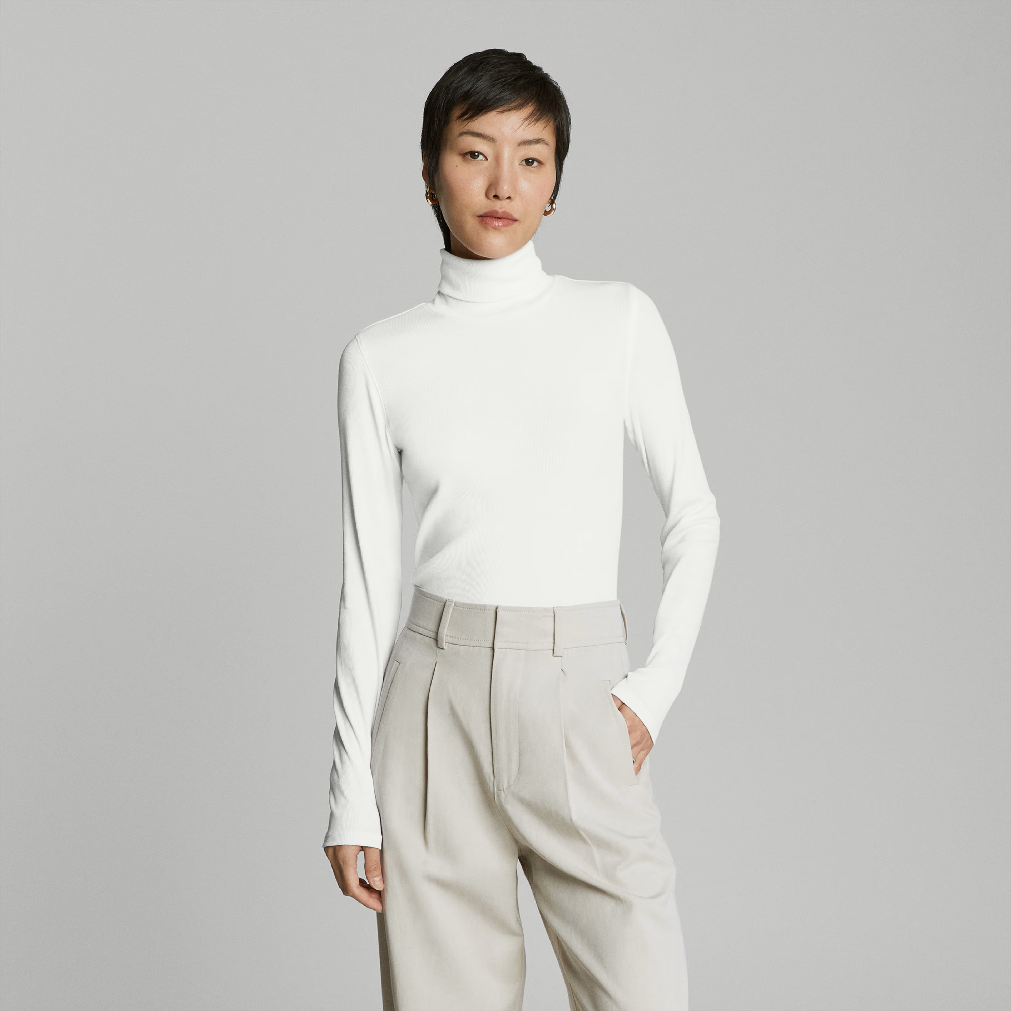 The Pima Micro-Rib Turtleneck | Everlane