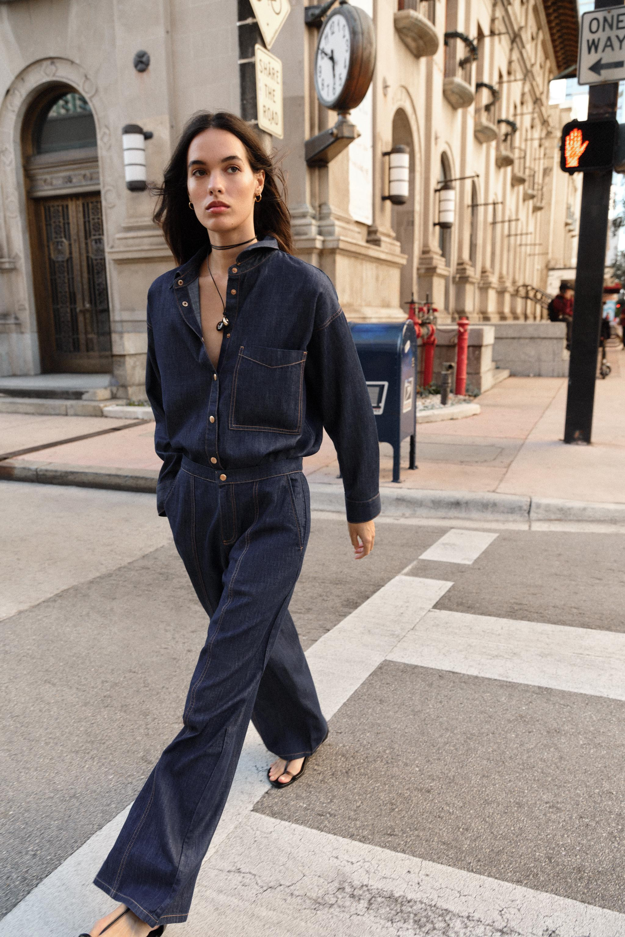 CHEMISE Z1975 DENIM OVERSIZE | Zara FR