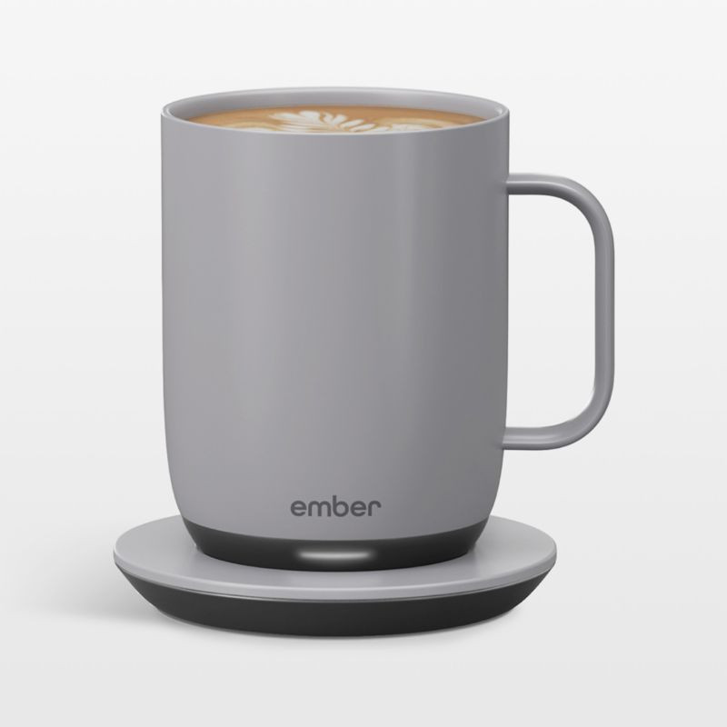 Ember Mug 14-Oz. Slate Grey Heated Coffee Mug + Reviews | Crate & Barrel | Crate & Barrel