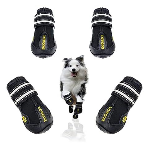 Hcpet Dog Boots Waterproof with Reflective Straps, Dog Shoes for Small Medium Large Puppy Outdoor... | Amazon (US)