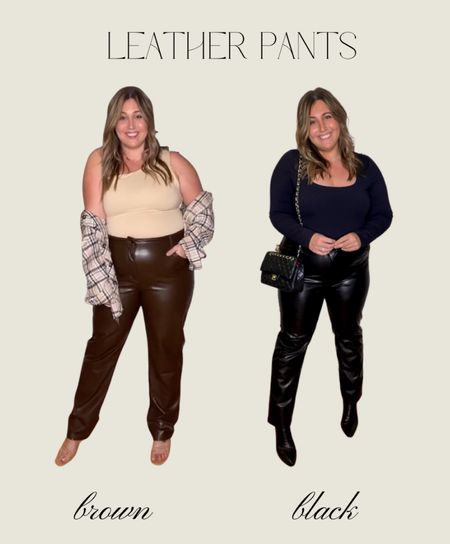 Leather pants from Abercrombie 

#LTKstyletip #LTKplussize #LTKmidsize