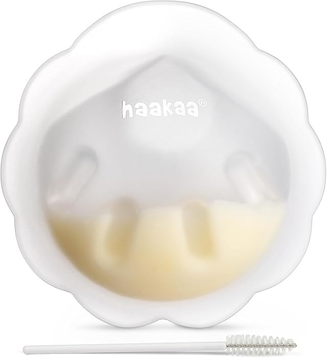 haakaa Petal Soft Silicone Milk Collector丨Discreet Leak-Protection Breast Milk Saver, Reusable ... | Amazon (US)