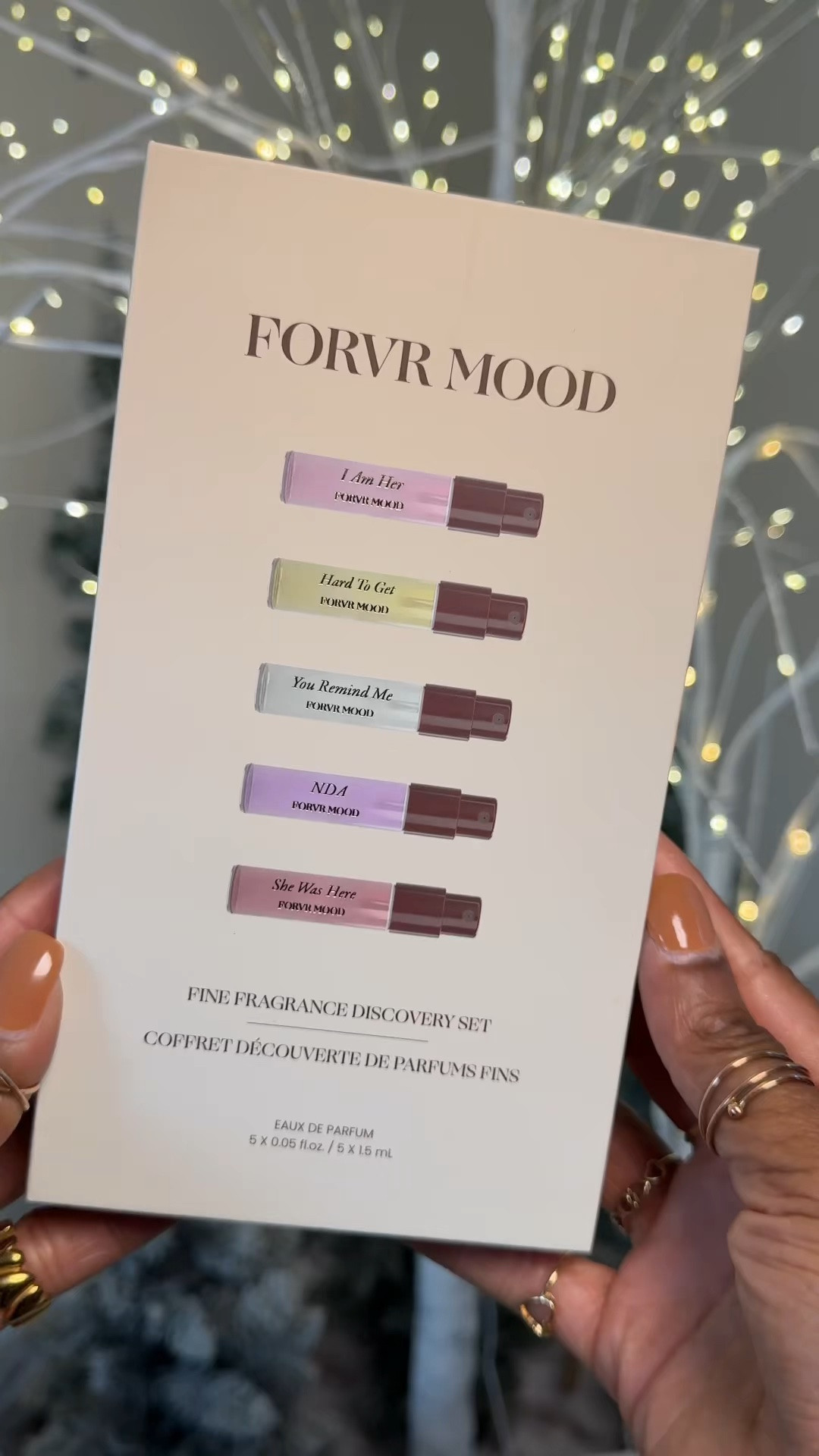 If you love, trying new fragrances before you commit this Forvr Mood discovery set is definitely worth it.  You get five amazing smelling perfumes for a low price ￼￼