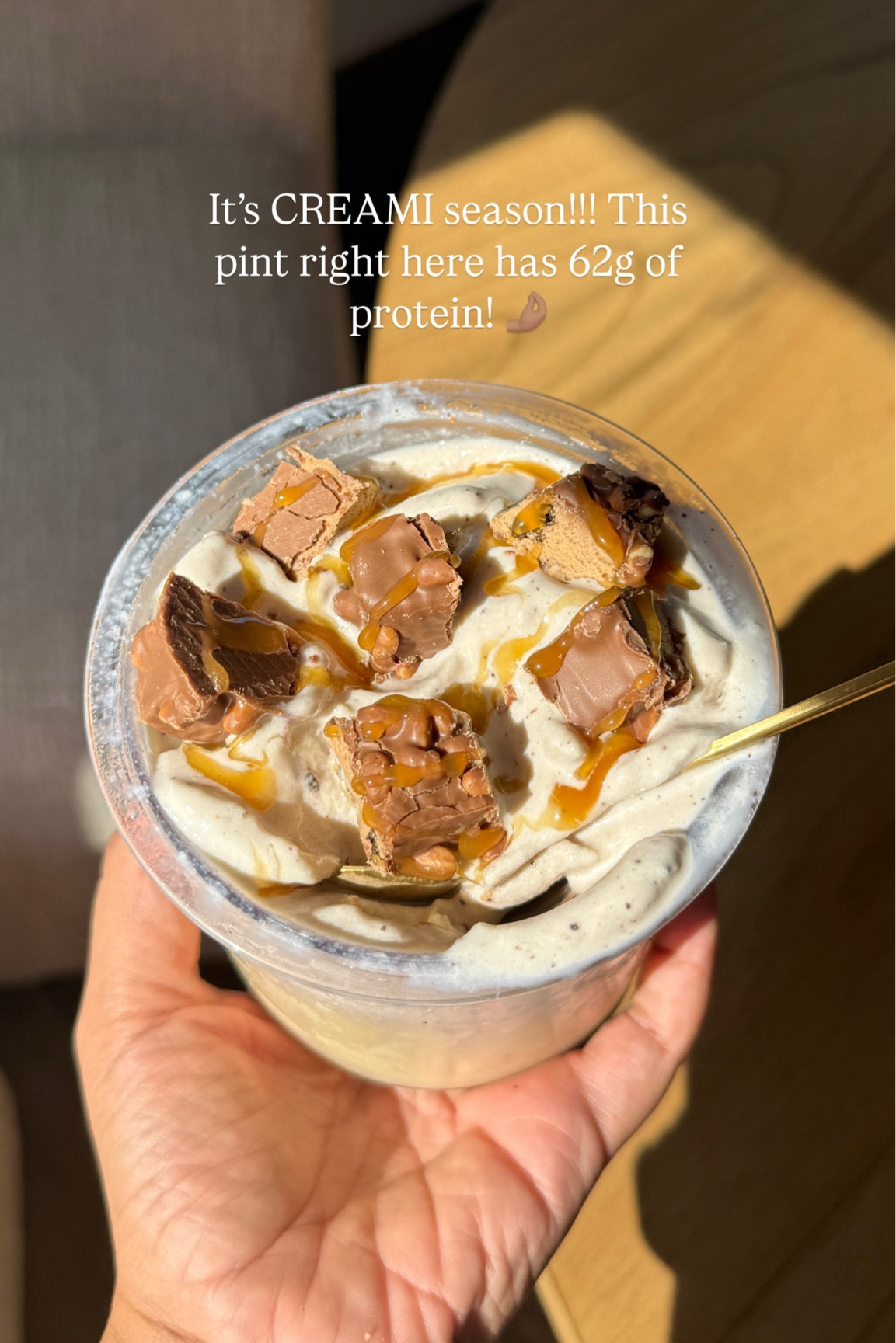 Would you believe me if i told you this ice cream has 62g of protein?! It’s all because of the @NinjaKitchen by Ninja Kitchen! Truly one of the best investments I’ve ever made! Not only can you make protein ice cream but you can also make shakes, bowls, gelato and SO much more! If you’ve been looking for a sign to bite the bullet, this is it!! #ninjacreami #ninjapartner 

#LTKHome #LTKParties #LTKFamily