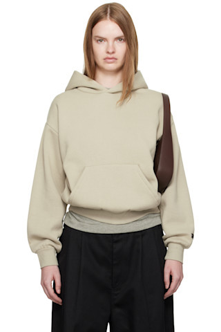 Taupe Classic Fit Hoodie | SSENSE