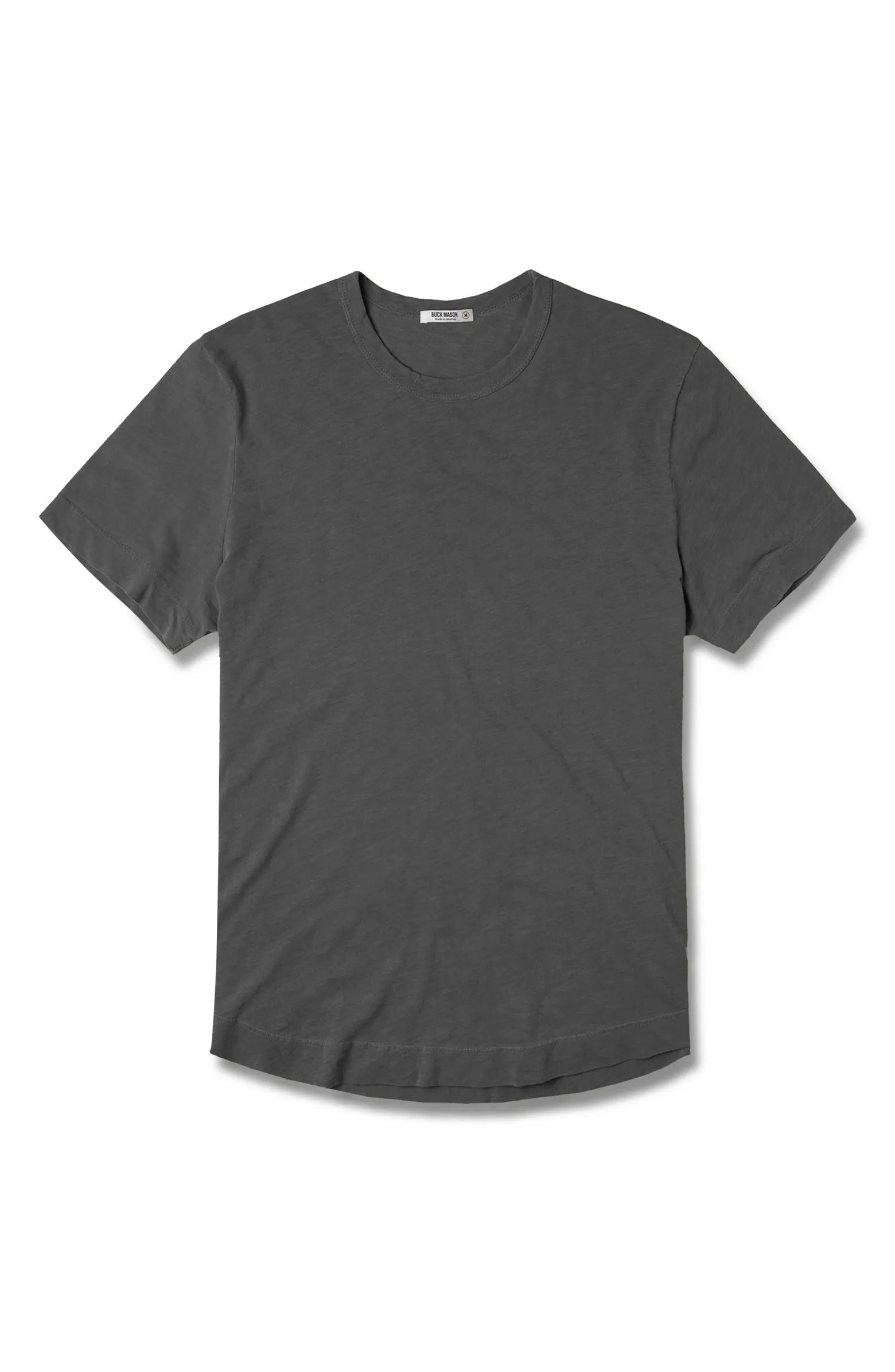 Curve Hem Cotton Slub T-Shirt | Nordstrom